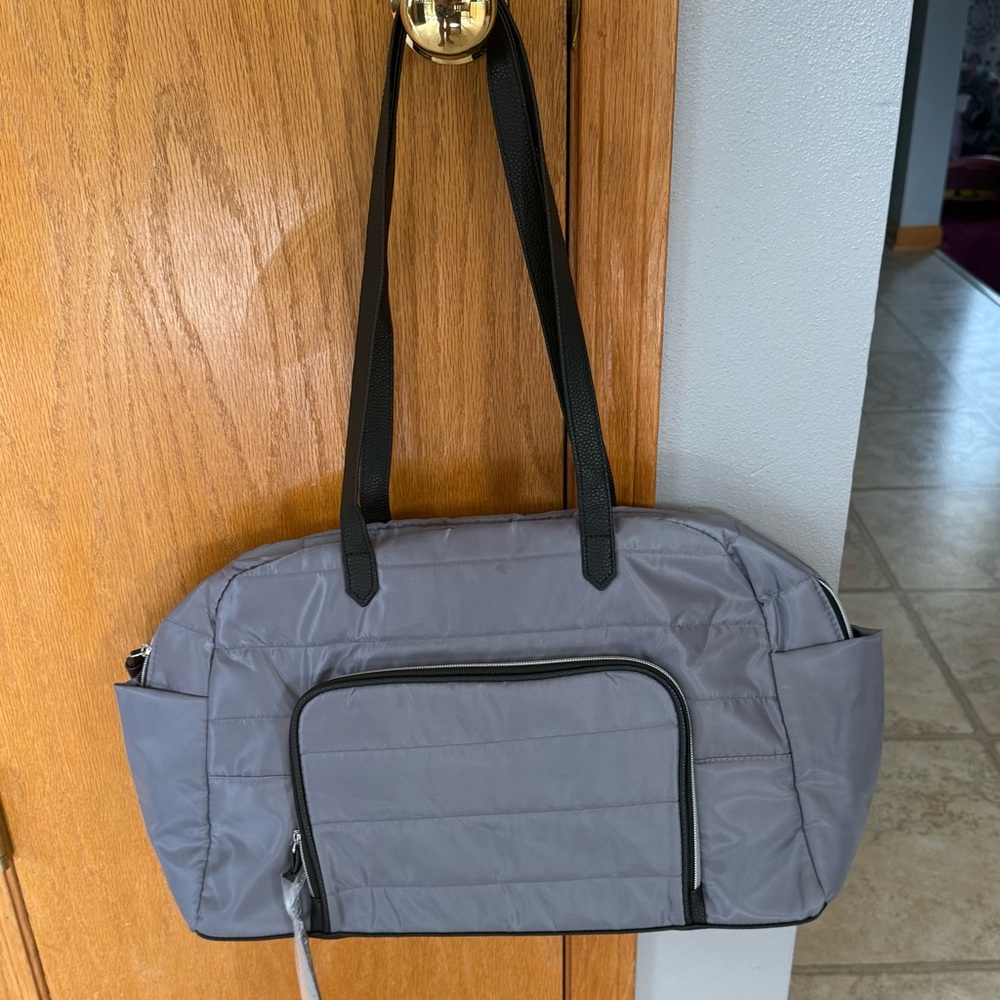 Gray Travel/Gym Bag